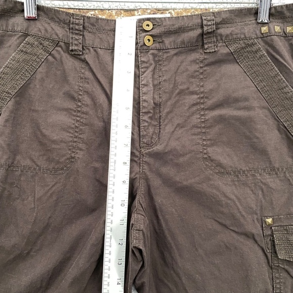 Denver Hayes Shorts Womens 12 Vintage Contemporary Fit Pockets Double Button Zip - Picture 3 of 13